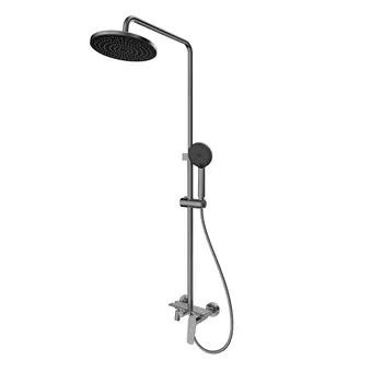 Душевая стойка Splenka S53 S53.24.09 графит, с изливом