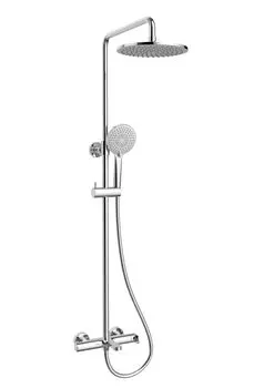 Душевая стойка Vincea Rondo VSFS-1R1CH с изливом, хром