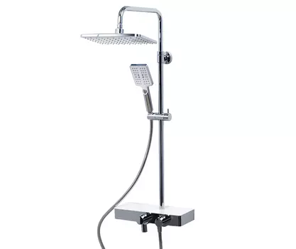 Душевая стойка Wasserkraft A11301 Thermo белый, хром, с изливом