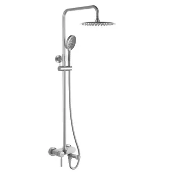 Душевая стойка Wasserkraft A14201 никель, с изливом