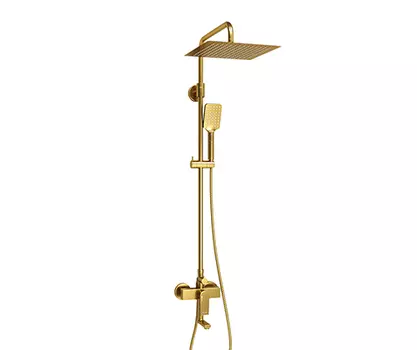 Душевая стойка Wasserkraft A155.260.201.BG золото, с изливом
