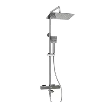 Душевая стойка Wasserkraft A199.069.141.010.CH Thermo хром, с термостатом, с изливом