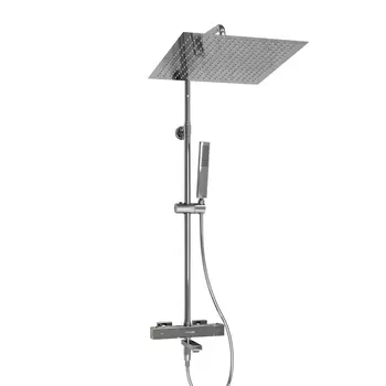 Душевая стойка Wasserkraft A199.119.103.010.CH Thermo хром, с термостатом, с изливом