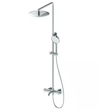 Душевая стойка WONZON & WOGHAND STICK WW-88739017-CR глянцевый хром, с изливом