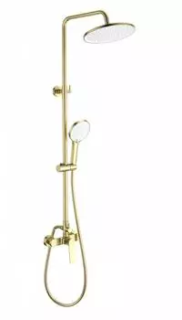 Душевая стойка WONZON & WOGHAND WW-B3200-BG брашированное золото
