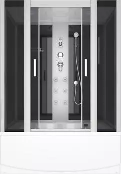 Душевой бокс Erlit Comfort 168x80 ER4517TP-C4-RUS стекло тонированное, профиль белый