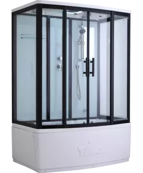 Душевой бокс Timo Standart T-6650 Black 150x88