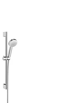 Душевой гарнитур Hansgrohe Crometta 26655400 белый, хром