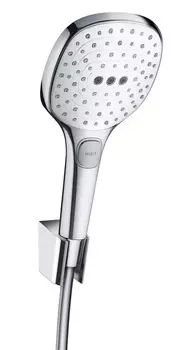Душевой гарнитур Hansgrohe Raindance Select E 120 3 jet 26720400 белый, хром