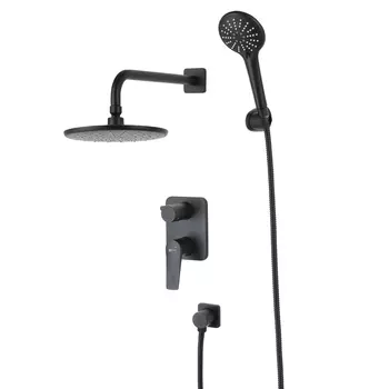 Встраиваемая душевая система Lemark Bronx LM3729BL черный