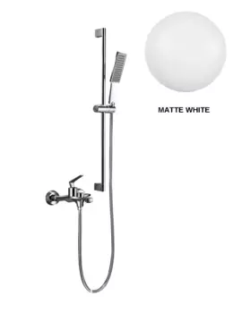 Душевой гарнитур Milleau CRISTAL MLV6223BD-MW белый матовый