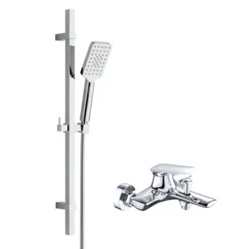 Душевой гарнитур со смесителем BOND Cube B03-5200 хром