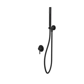 Душевой гарнитур Whitecross Y YSET02BL без излива, черный матовый