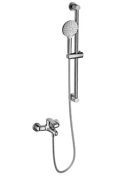 Душевой гарнитур WONZON & WOGHAND WW-AE3205-CR глянцевый хром, с изливом