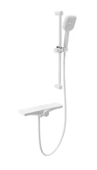 Душевой гарнитур WONZON & WOGHAND WW-B2551-A-MW с термостатом, белый
