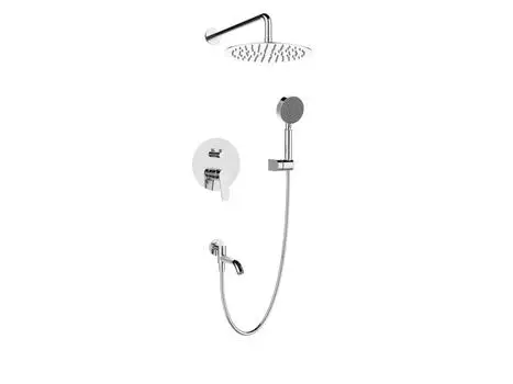 Душевой комплект BelBagno ANCONA-VDSET-CRM с изливом, 5 режимов, хром