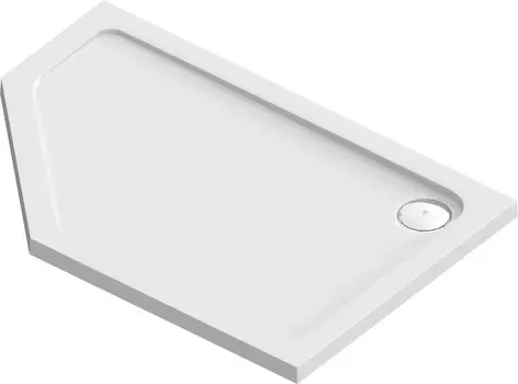 Душевой поддон из акрила Good Door Пента 120x80 ПН00065 правый, белый
