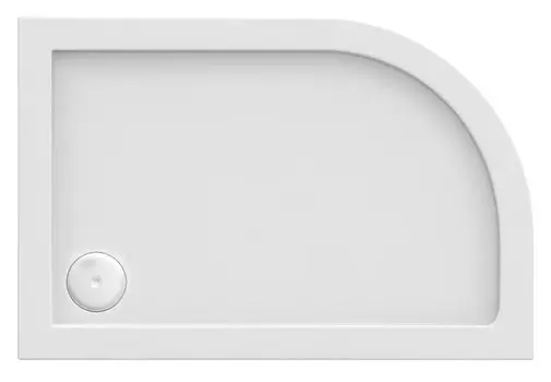 Душевой поддон из акрила Good Door Раунд 120x80 ПН00070 правый, белый