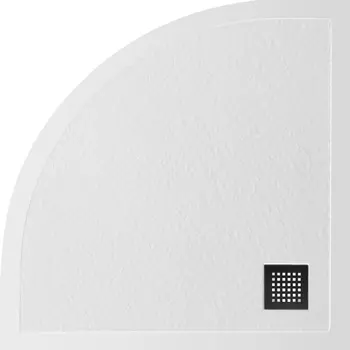 Душевой поддон из искусственного камня BelBagno UNO 90x90 TRAY-MR-UNO-R-90-550-35-W-NO белый