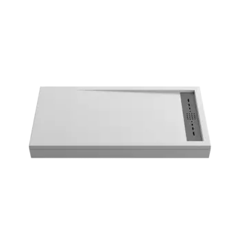 Душевой поддон из искусственного камня Good Door Stella белый 100x90 ЛП00146