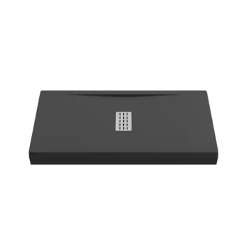 Душевой поддон из искусственного камня Good Door Flow черный 140x70 ЛП00127