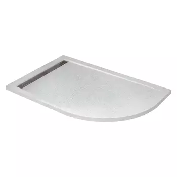 Душевой поддон из искусственного мрамора Cezares 100x80 TRAY-AS-RH-100/80-30-W-L белый