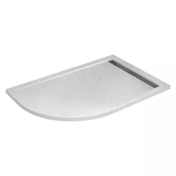 Душевой поддон из искусственного мрамора Cezares 120x80 TRAY-AS-RH-120/80-30-W-R белый