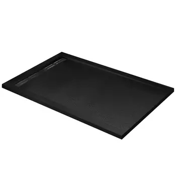Душевой поддон из искусственного мрамора Cezares 120x90 TRAY-AS-AH-120/90-30-NERO чёрный матовый