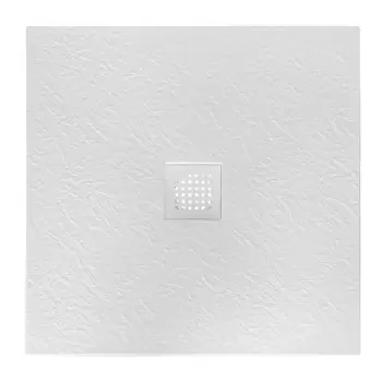 Душевой поддон из литьевого мрамора BelBagno Uno 90x90 TRAY-MR-UNO-A-90-35-W-BO белый