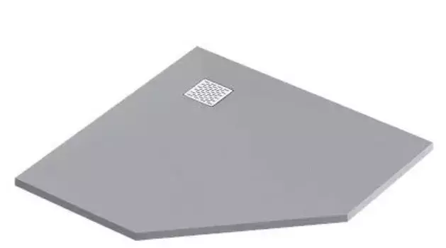 Душевой поддон из литьевого мрамора Good Door Essentia 90x90 ЛП00273 графит