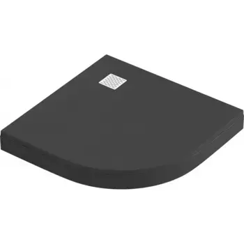 Душевой поддон из литьевого мрамора Good Door Essentia 80x80 ЛП00316 черный
