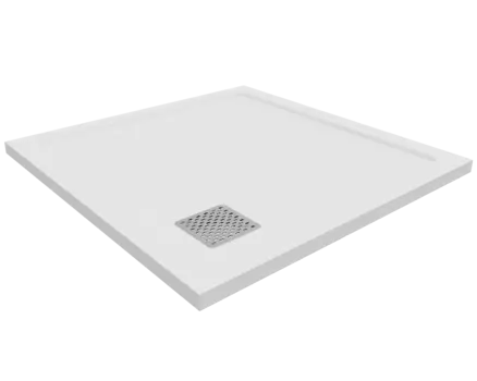 Душевой поддон из литьевого мрамора Taliente 90x90 PTA-ST-90Wstone белый, без сифона