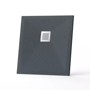 Душевой поддон RGW Stone Tray 90x90 14152099-02-11 графит, серый