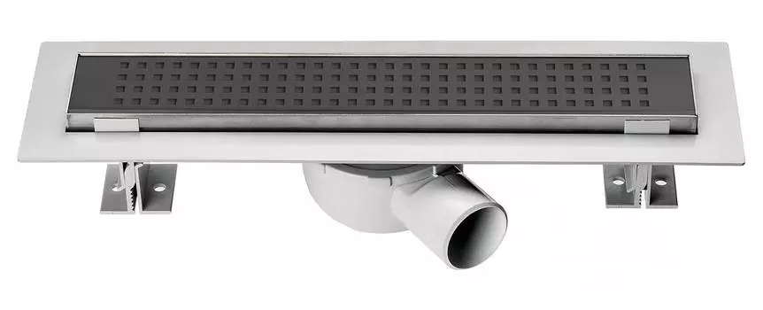 Душевой трап 70 см Vincea Optima SAY.601.70.B.M.S.PITI черный матовый, хром