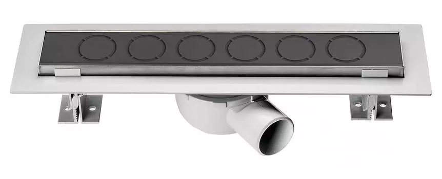 Душевой трап 70 см Vincea Optima SAY.601.70.B.M.S.NSNGH черный матовый, хром