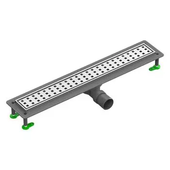 Душевой трап Ctesi Way Square 80 см BK4024150 хром