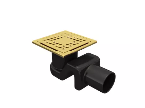 Душевой трап RGW 10 см Drain Leo-01-10 золото