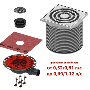 Душевой трап Tece Tecedrainpoint S KDP-S110 6.6 см