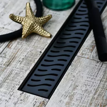 Душевой трап Veconi Harmony 55 см V550HB черный