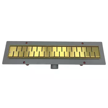 Душевой трап Veconi Medium Gold 55 см V550MG брашированный золото