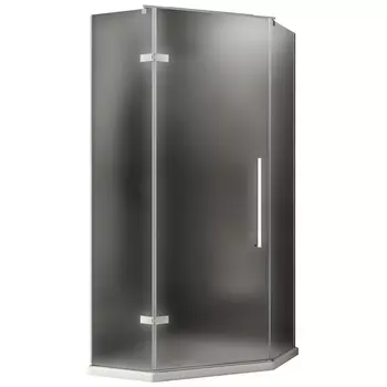 Душевой уголок Abber Ewiges Wasser 100x100 AG05100M стекло матовое, профиль хром, без поддона
