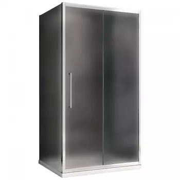 Душевой уголок Abber Schwarzer Diamant 120x60 AG30120MH-S60M стекло матовое, профиль хром