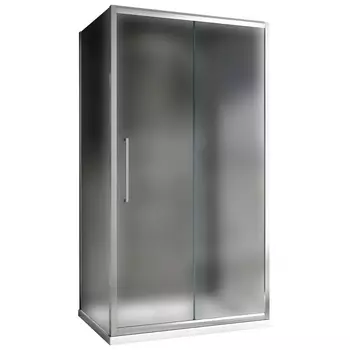 Душевой уголок Abber Schwarzer Diamant 140x60 AG30140MH-S60M-S60M стекло матовое, профиль хром