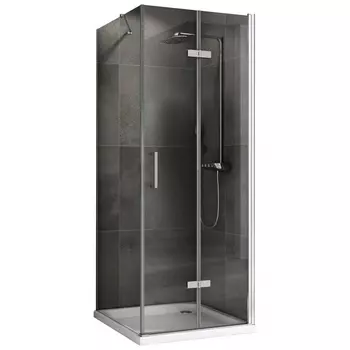 Душевой уголок Abber Zart 70x80 AG08070P-S81 стекло прозрачное, профиль хром, без поддона