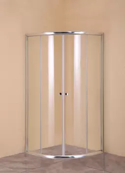 Душевой уголок Agger A01-090TCR/G 90х90, без поддона, стекло прозрачное, профиль хром