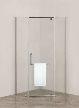 Душевой уголок Agger A03-090MCR/G 86х86, без поддона, стекло матовое, профиль хром