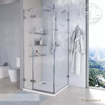 Душевой уголок Акватон Lax L 100х100х200 квадратная
