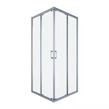 Душевой уголок Alex Baitler 90х90 AB1490X1 стекло прозрачное, профиль хром, без поддона