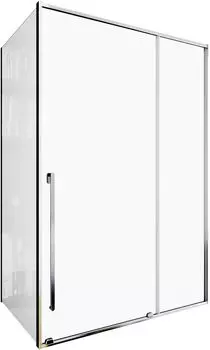 Душевой уголок Allen Brau Fantasy 140x80 3.11008.00 + 3.11011.00 стекло прозрачное, профиль хром, без поддона