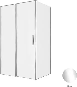 Душевой уголок Allen Brau Priority 120x90 3.31031.00 + 3.31043.00 стекло прозрачное, профиль хром, без поддона